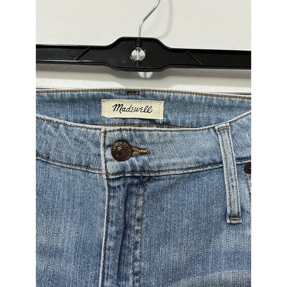 Madewell Womens Classic Straight Leg Jeans Size 35 Blue Medium Wash Stretch NWT - Picture 6 of 8